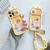 3D SpongeBob & Patrick Push-Pull Camera Case with Strap
